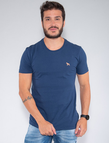 Camiseta Atacado Masculina Revanche Emilo Azul Marinho Frente