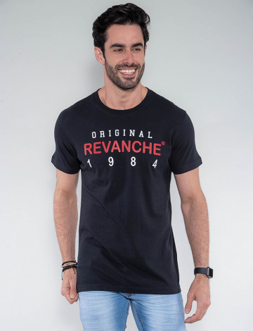 Camiseta Atacado Masculina Revanche Eslováquia Preto Frente