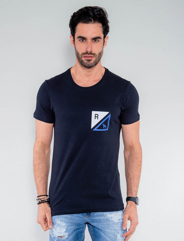 Camiseta Atacado Masculina Revanche Granada Preto Frente