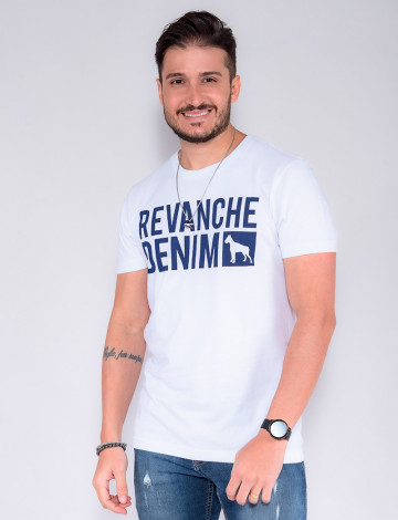 Camiseta Atacado Masculino Revanche Ivo Branco Frente