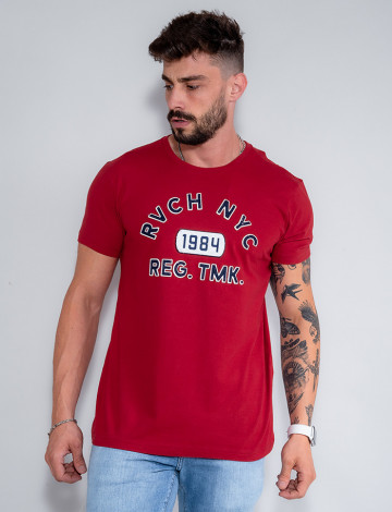 Camiseta Básica Com Bordado Masculina Revanche Cícero Bordo