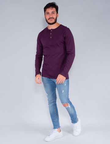 Look camisa manga longa masculina clearance