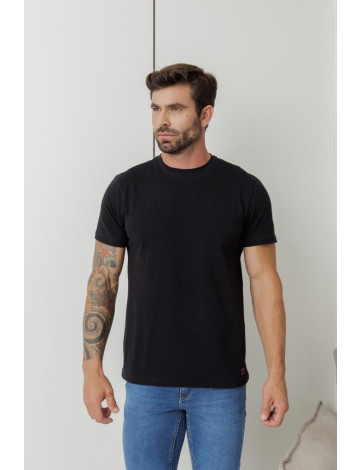 Camiseta Estampada Atacado Masculino Revanche Bizone Preto