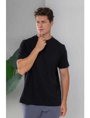 Camiseta Regular Fit Atacado Masculino Revanche Ausugo Preto