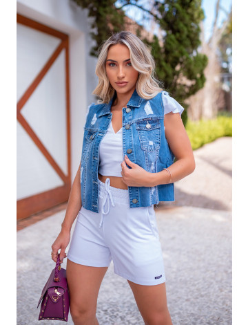 Colete jeans store atacado