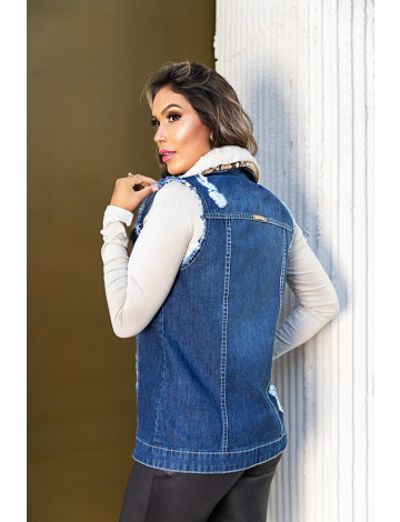 Colete jeans shop max