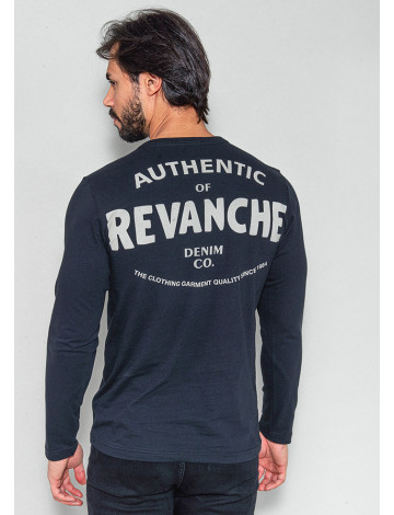 Camiseta Atacado Manga Longa Masculina Revanche Gaetan Roupas