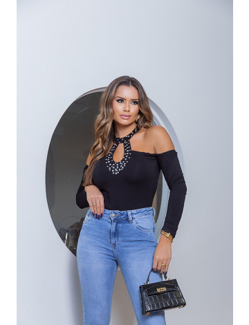 Roupas com pedrarias atacado hot sale