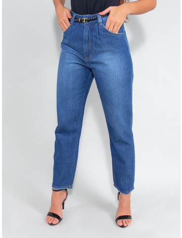 Calça com clearance pregas feminina