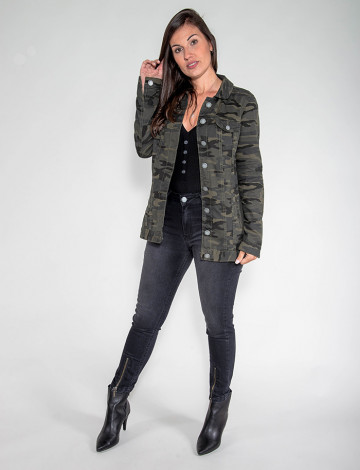 Jaquetas camufladas femininas best sale