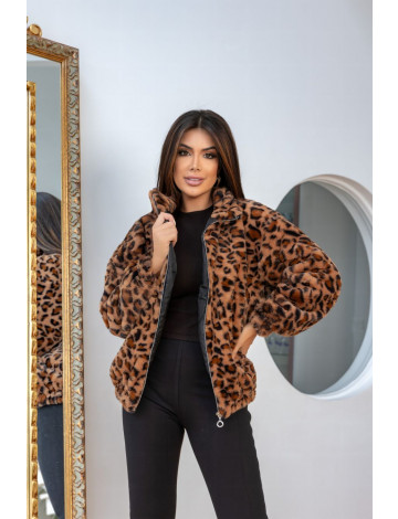 Jaqueta feminina outlet animal print