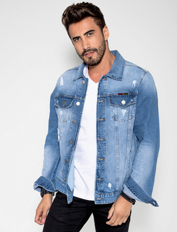 jaqueta jeans masculina atacado