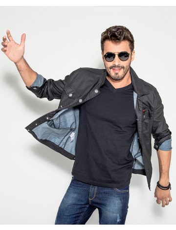 Calça jeans deals resinada masculina