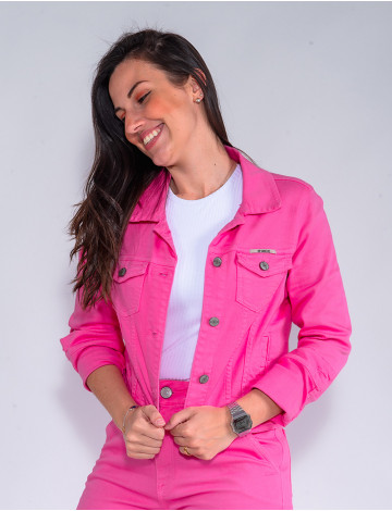 Jaqueta Sarja Atacado Feminina Revanche Safira Roupas Atacado