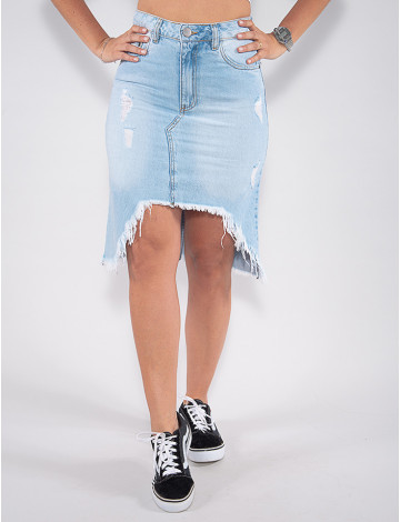 Saia jeans 2025 em atacado