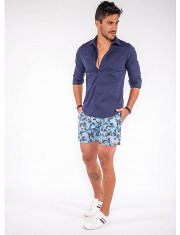 Short jeans florido masculino clearance
