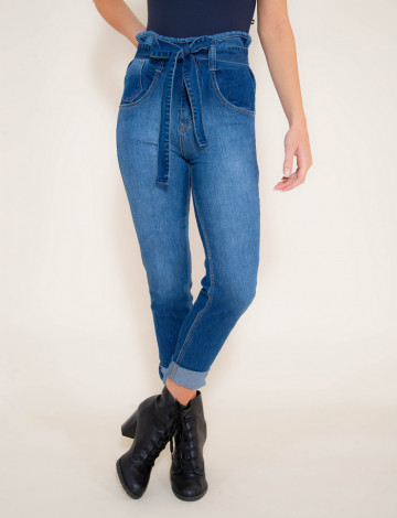 Calça Jeans Atacado Clochard Feminina Revanche Moscow Frente