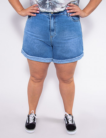 Shorts Jeans Atacado Plus Size Feminino Revanche Maika Roupas