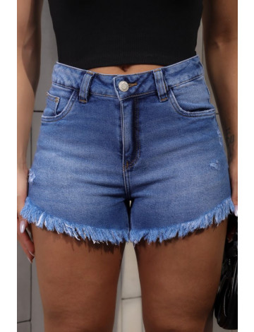 Shorts Jeans Barra Desfiada Atacado Feminina Revanche Apiacá