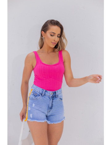 Shorts jeans listra lateral sales