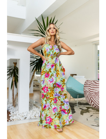 Vestido sales longo atacado