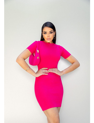 Vestido Tricot Atacado Feminino Revanche Frampton Pink