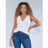 Blusa Atacado Feminina Revanche Emiliana Branco Frente
