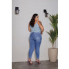  Calça Jeans Cropped Curvy Atacado Feminina Revanche Cumra Azul