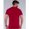 Camiseta Atacado Masculina Revanche Beaumont Vermelho Costas 