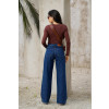 Blusa Manga Longa Atacado Feminina Revanche Adriele Marrom Escuro