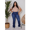 T-Shirt Básica Curvy Atacado Feminina Revanche Anshan Caqui