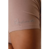 T-Shirt Básica Curvy Atacado Feminina Revanche Anshan Caqui