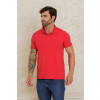 Camiseta Polo Com Elastano Atacado Masculino Revanche Dahod Vermelho