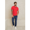 Camiseta Polo Com Elastano Atacado Masculino Revanche Dahod Vermelho