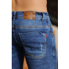 Bermuda Jeans Com Bolso Faca Atacado Masculina Revanche Mangan Azul