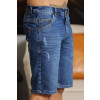 Bermuda Jeans Com Bolso Faca Atacado Masculina Revanche Mangan Azul
