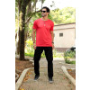 Camiseta Básica Atacado Masculino Revanche Foggia Vermelho