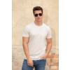 Camiseta Estonada Atacado Masculina Revanche Leandre Cinza Vapor