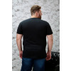 Camiseta Bordada Plus Size Atacado Masculina Revanche Medina Preto