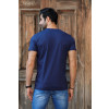 Camiseta Decote Careca Estampada Atacado Masculina Revanche Karlovo Azul Marinho