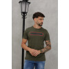 Camiseta Decote Careca Estampada Atacado Masculina Revanche Molledo Verde Musgo