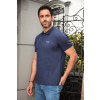 Camiseta Polo Estampada Atacado Masculino Revanche Lubeque Azul Marinho