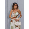 Vestido Longo Estampado Ring Atacado Feminino Revanche Canápolis Off-White 