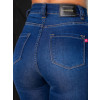 Calça Jeans Flare Fit Belt Atacado Feminina Revanche Marigot Azul