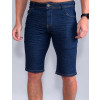 Bermuda Jeans Com Zíper No Bolso Atacado Masculina Revanche Lecce Azul