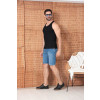 Camiseta Regata Rib Atacado Masculina Revanche Lommel Preto