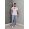 Camiseta Estampada Atacado Masculino Revanche Hermisende Branco