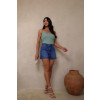Blusa Básica Alcinha Corrente Atacado Feminina Revanche Dumbria Verde Oliva