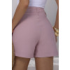 Shorts Alfaiataria Bolso Faca Com Pence Atacado Feminino Revanche Pitanga Rosa Claro