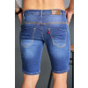 Bermuda jeans com elástano atacado masculina Revanche Menges Azul